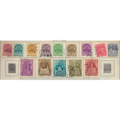 Hungary Stamps Scott #537//550, Used, 14 Different