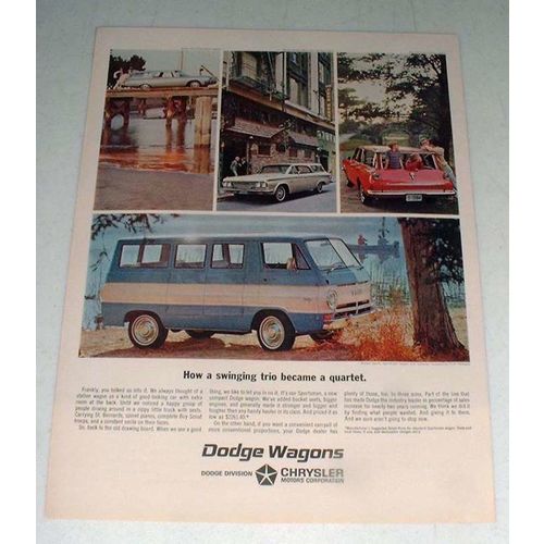 1964 Dodge Wagon Ad - 440, 880, Dart 270, Sportsman