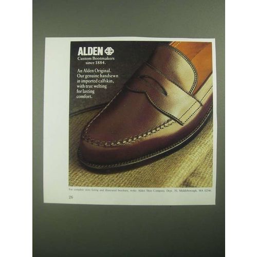 1987 Alden Shoes Ad