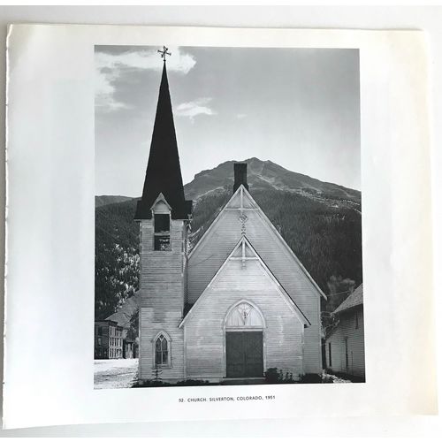 Eliot Porter Photo Print CHURCH Silverton CO 1951 b/w Americana wall art orig