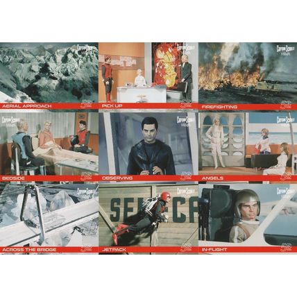 Captain Scarlet 50 Years Full 36 Card Base Set Trading Cards Unstoppable Cards