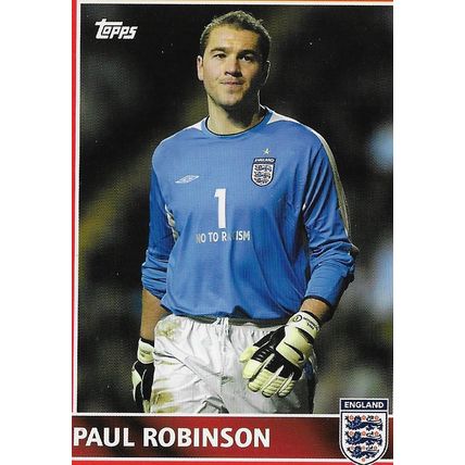 Topps ENGLAND 2005 Trading Card: Team England - 6, Robinson (Paul)