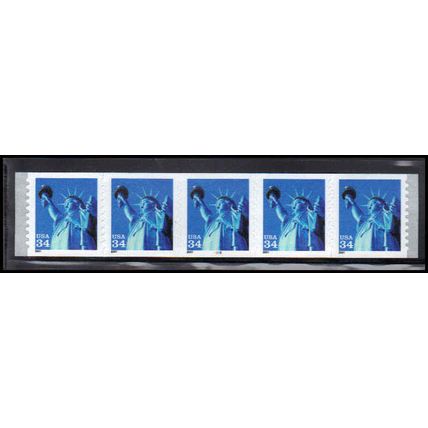 3477 34c Statue of Liberty Very Fine MNH PNC 6666/5 PA4183