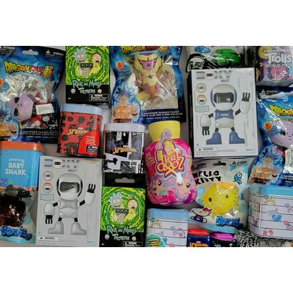 Toy Lot(12) Blind Bags,Tins, Random Rick & Morty-Marvel-Trolls- etc NEW.. Look!
