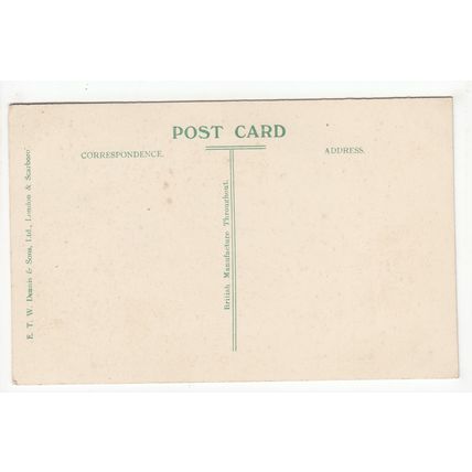 Storm Scene on Victoria Terrace Aberystwyth Postcard Cardiganshire ETW