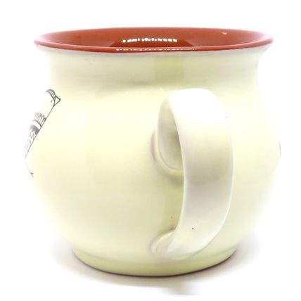 Life is Good Enjoy the Little Things Mug veramic with Bird Detail 7 CM