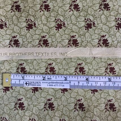Cotton Quilting Fabric Green Half Yard Bundle 4 Pieces #29