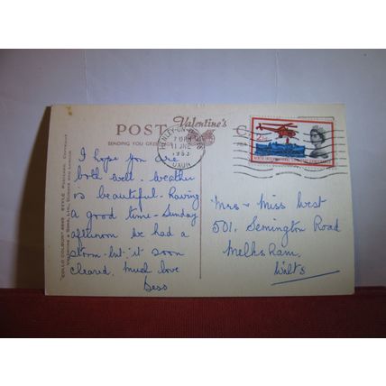 multiview, HENLEY-ON-THAMES, OXON used vintage postcard by Valentine 1963 pm =