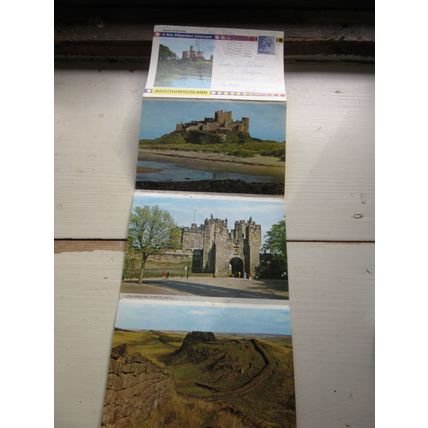 NORTHUMBERLAND used lettercard by E T W Dennis 1979 pm . #