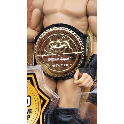 wwe wwf ljn mattel classic superstars #905 of 1000 william regal figure