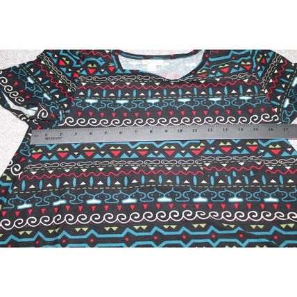 Womens LulaRoe Dress Size S Aztec Southwestern Design Swing Dress