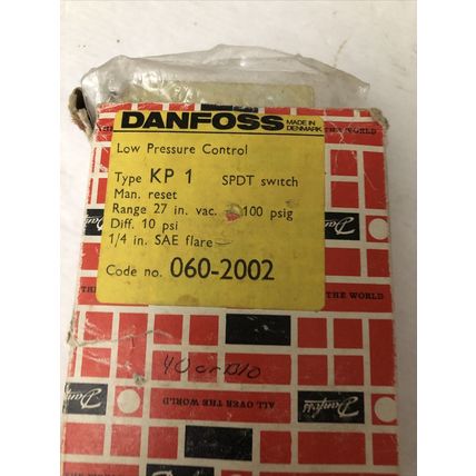 NEW Danfoss KP1, 100 PSIG ,060-2002 Pressure Switch,CX