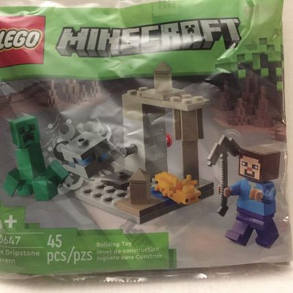 NEW Lego Minecraft Dripstone Cavern Poly Bag Set #30647 - 45 pieces
