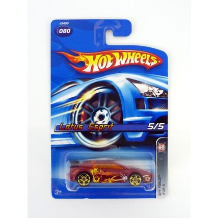 Hot Wheels Lotus Espirt #080 Spy Force 5 of 5 Red Die-Cast Car 2006