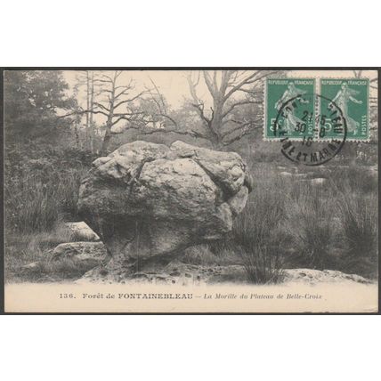La Morille du Plateau de Belle-Croix, Forêt de Fontainebleau, 1916 - Dulac CPA