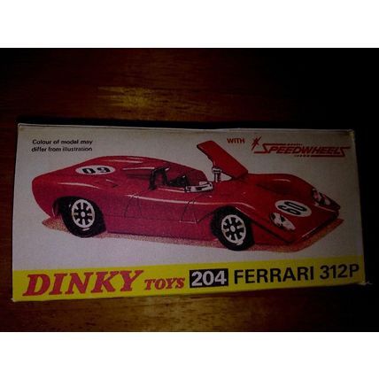 Dinky - 204 - 312P Ferrari - Replica Box