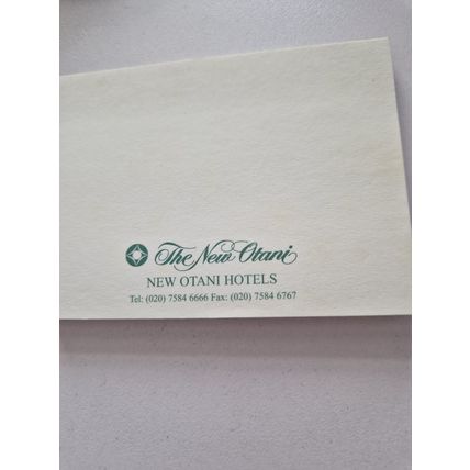 Vintage New Otani Hotels Pad