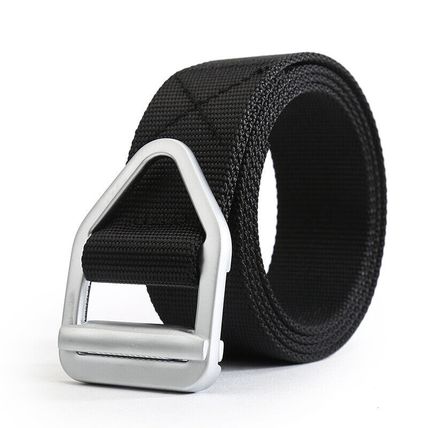 Alloy head belt canvas Men's canvas belt Leisure youth quick-dry nylon belt