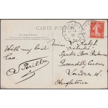 La Passerelle du Décollé, Saint-Lunaire, 1909 - Le Deley CPA ELD951