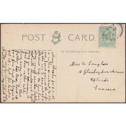 St Peter Port Church, Guernsey, 1907 - Hartmann Postcard