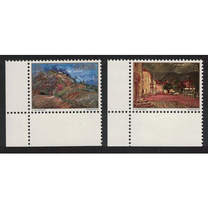 Yugoslavia Europa Landscapes 2v Corners T1 1977 MNH SG#1767-1768
