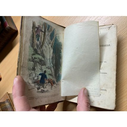 RARE* 1865 ANNE BOWMAN "ESPERANZA" FICTION SMALL LEATHER ANTIQUE BOOK (P3)