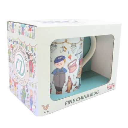 Welly Wearers Mug Fine China 9.5 CM Microwave & Dishwasher Safe