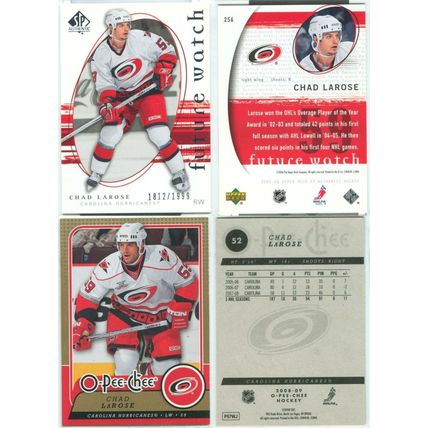 Chad LaRose 10x card lot incl Inserts