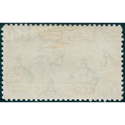 Falkland Islands 1942 10s black & orange SG162a unused