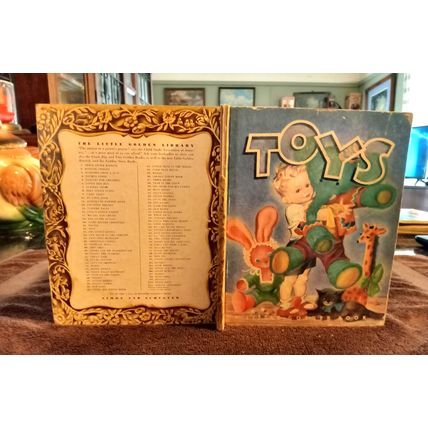 Old Vintage Original Little Golden Book Toys (H) 8th Edition 1945