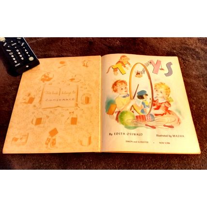 Old Vintage Original Little Golden Book Toys (H) 8th Edition 1945