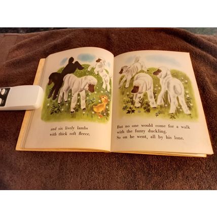 Little Golden Book The Fuzzy Duckling (A) Edition 7.0 FN/VF By Jane Werner 1949