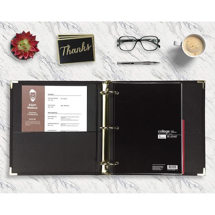 Samsill 15160 Classic Collection Executive Presentation 3 Ring Binder, 2 Inch Br