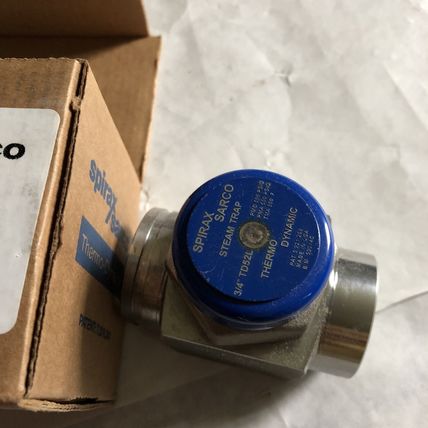 NEW 3/4" SPIRAX SARCO TD52L,B.M.39314C THERMO DYNAMIC STEAM TRAP COOL BLUE,EN,AA