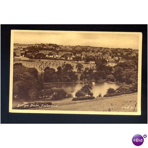 Yorkshire FULWOOD Forge Dam Postcard by Frith (FWD.2)