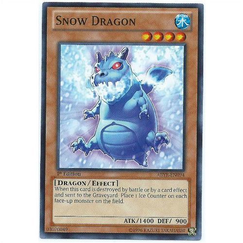 YuGiOh Abyss Rising - ABYR-EN094 - Snow Dragon - 1st Edition