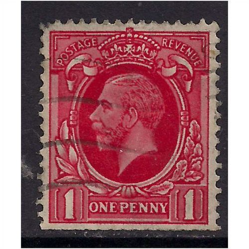 GB 1934 KGV 1d Scarlet Stamp SG 440 (G286