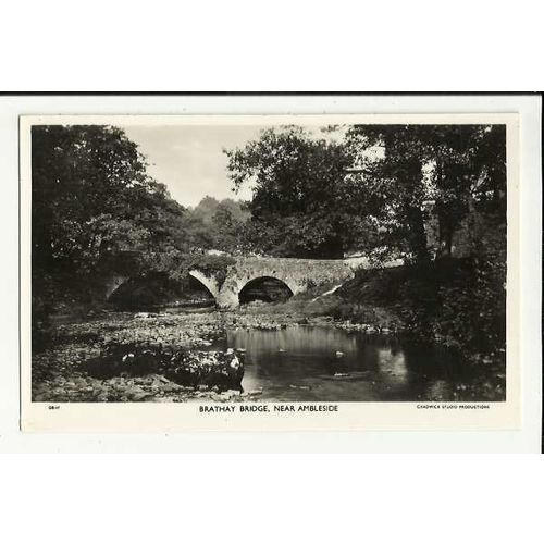Westmorland BRATHAY BRIDGE Postcard by Chadwick (GB/47)