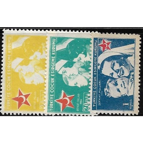 1954 Michel Z176/Z178 - MH (*)/MNH (**)