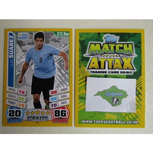 Match Attax 2014 Brasil World Cup Football Cards132-139 G Variants (EB2)