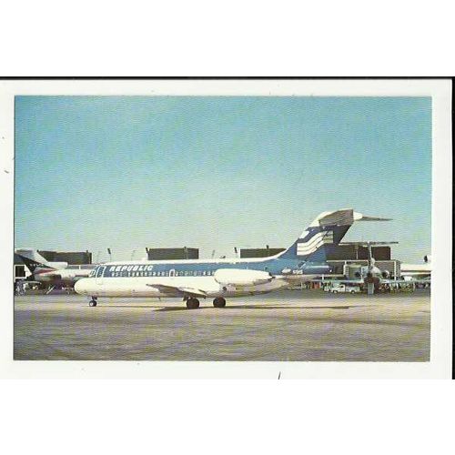 Aviation REPUBLIC AIRLINES DC-9-15 Postcard by Mary Jayne (MJ408)