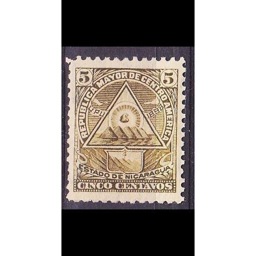 NICARAGUA [1898] MiNr 0101 Y ( */mh )