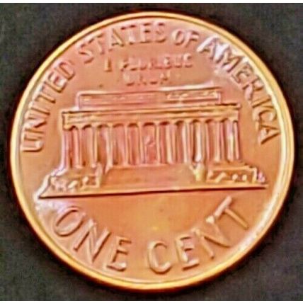 1962-D LINCOLN MEMORIAL CENT PENNY BU TONED COIN