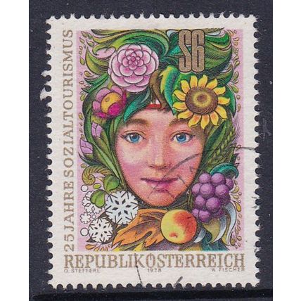 AUSTRIA 1978 25th ANNIV ASSOC FOR SOCIAL TOURISM USED SG1810