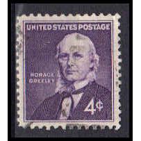 Used 1177 4c Horace Greeley Very Fine KA5272