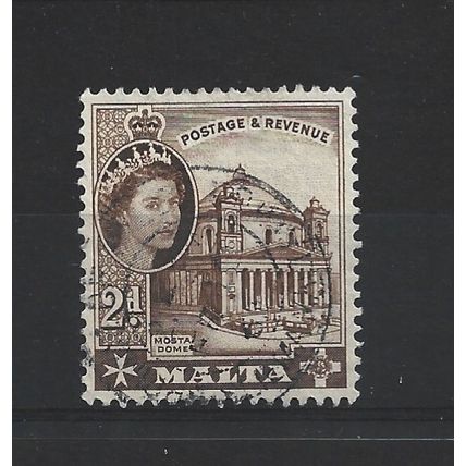 Malta.SG270 2d Mosta Church.Fine Used.Apr25v