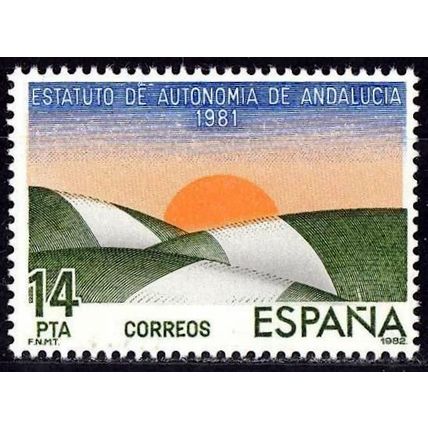 España. 1983. Mi # 2572. Andalucia. Statute of Autonomy.