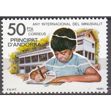 Andorra Español 1981 Michel 141 Neuf ** Cote (2008) 1.50 € Personnes handicapés
