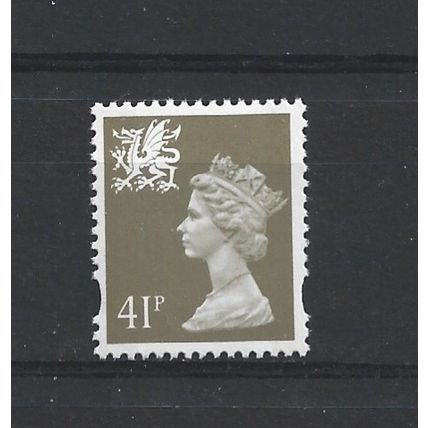 Wales.W77 41p Grey-Brown.Unmounted Mint.Aug25