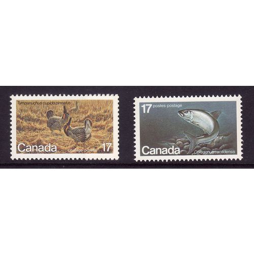 CANADA 1980 WILDLIFE 4th SG 976 / 977 SET 2 VALS U/M MINT